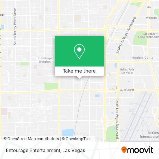 Mapa de Entourage Entertainment