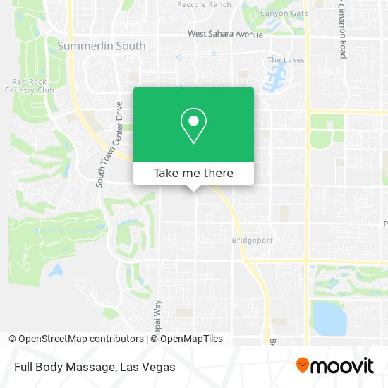 Full Body Massage map