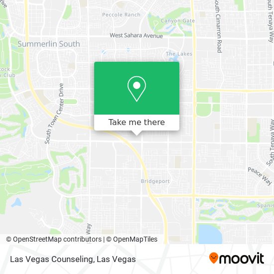 Las Vegas Counseling map