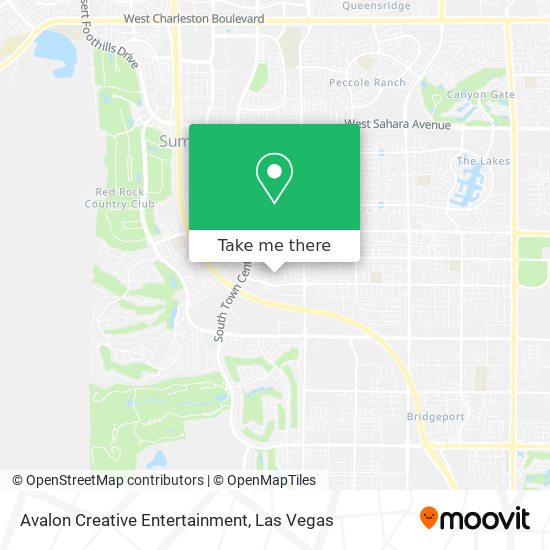 Avalon Creative Entertainment map