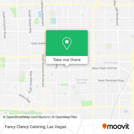 Fancy Clancy Catering map
