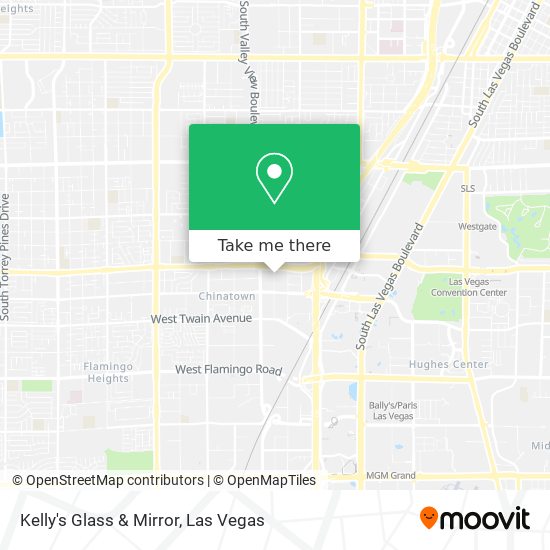 Kelly's Glass & Mirror map