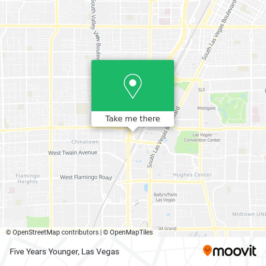 Five Years Younger map