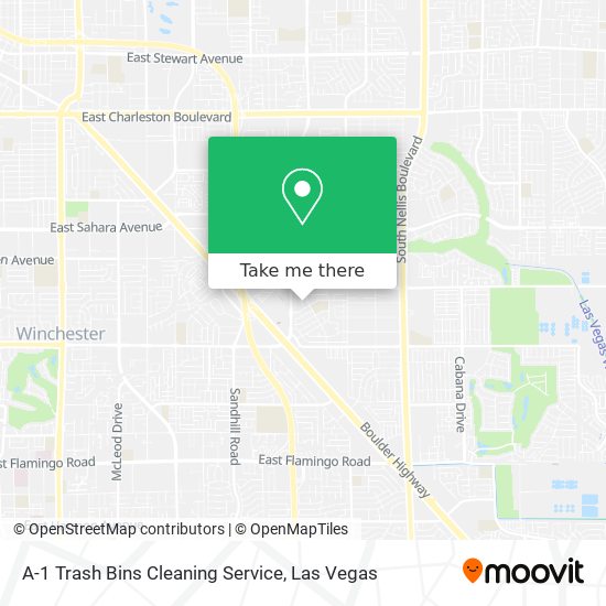 A-1 Trash Bins Cleaning Service map