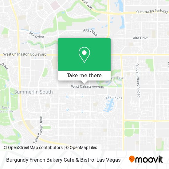 Mapa de Burgundy French Bakery Cafe & Bistro
