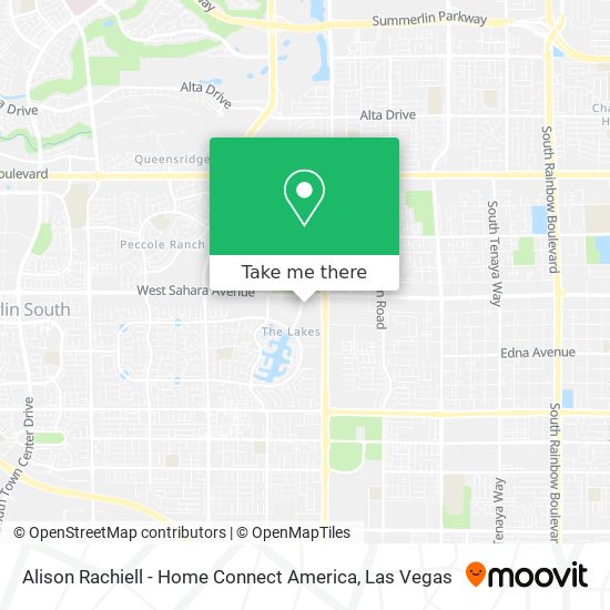 Mapa de Alison Rachiell - Home Connect America