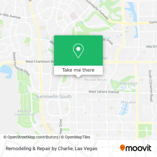 Remodeling & Repair by Charlie map