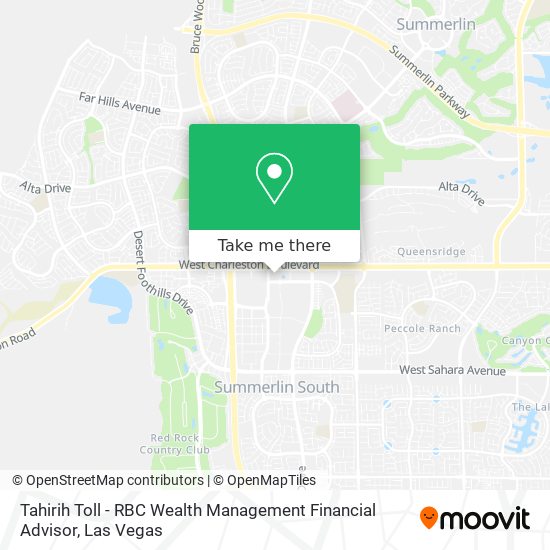Tahirih Toll - RBC Wealth Management Financial Advisor map
