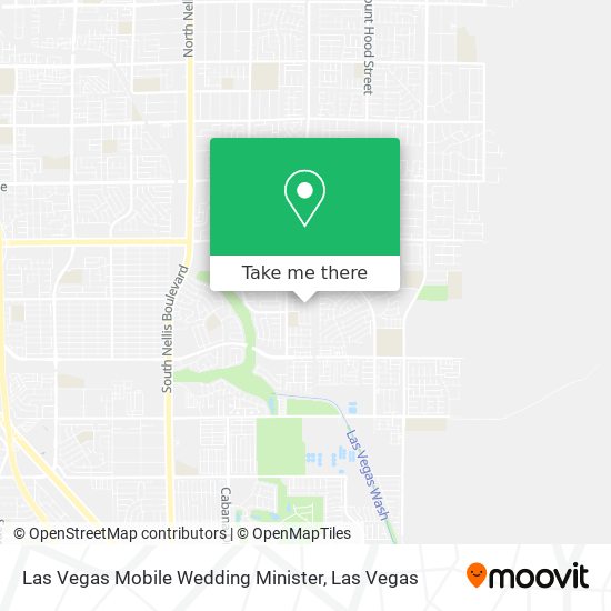 Mapa de Las Vegas Mobile Wedding Minister