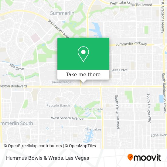 Mapa de Hummus Bowls & Wraps