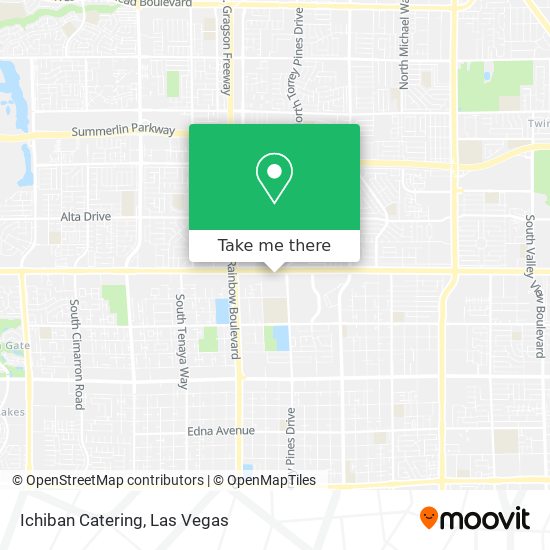 Ichiban Catering map