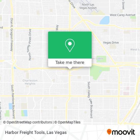 Harbor Freight Tools map