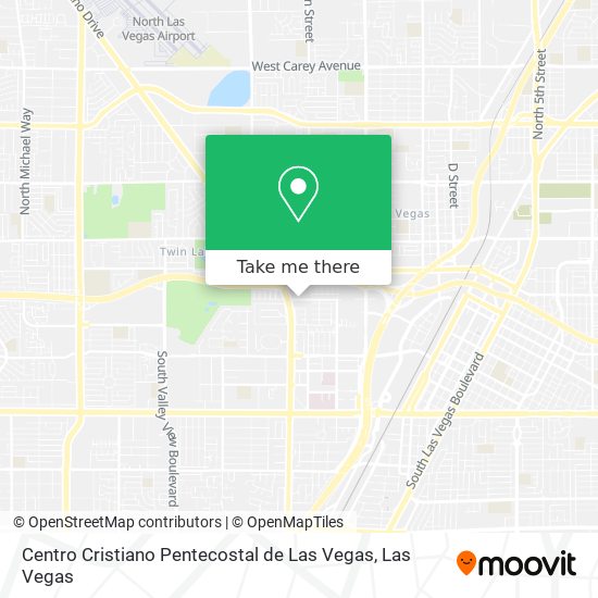 Centro Cristiano Pentecostal de Las Vegas map