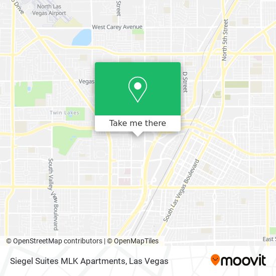 Siegel Suites MLK Apartments map