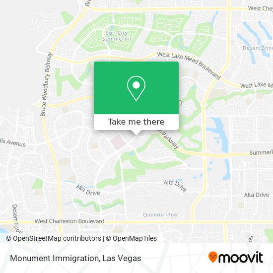Monument Immigration map