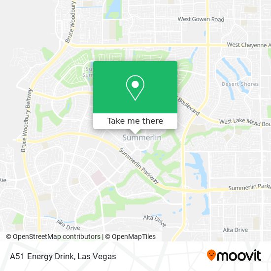 A51 Energy Drink map