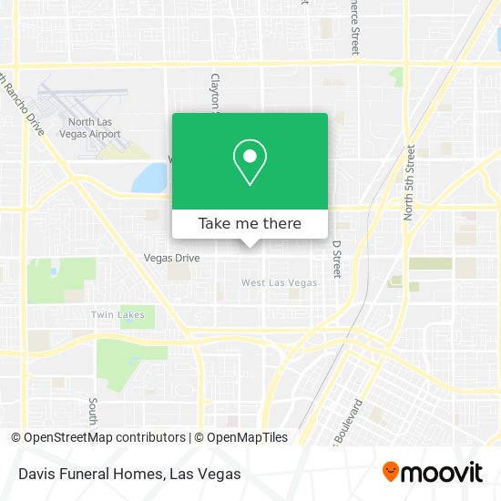 Mapa de Davis Funeral Homes