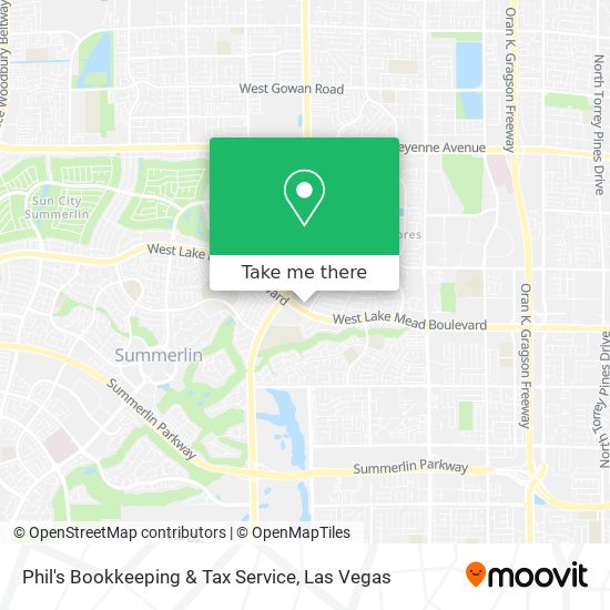Mapa de Phil's Bookkeeping & Tax Service