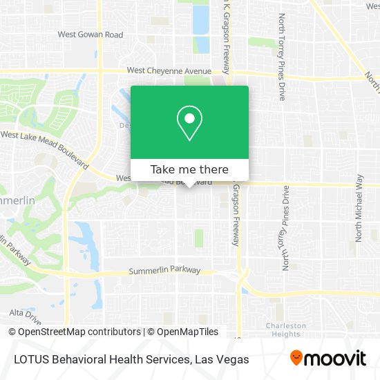 Mapa de LOTUS Behavioral Health Services