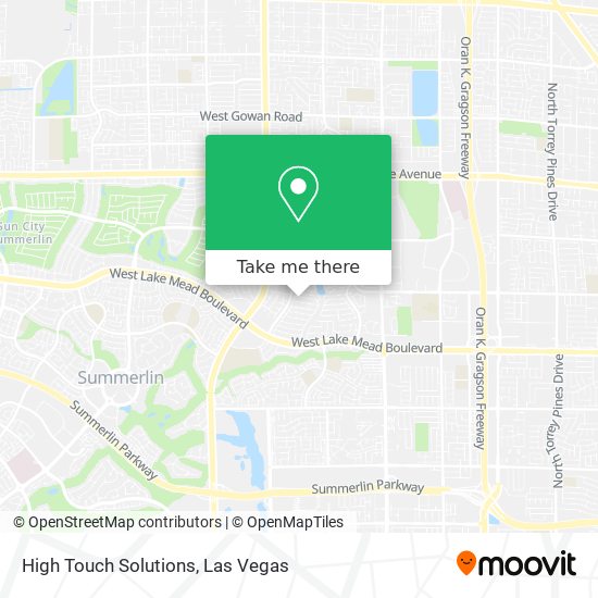 High Touch Solutions map