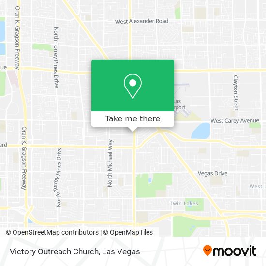 Victory Outreach Church map