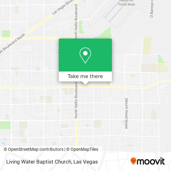 Living Water Baptist Church map
