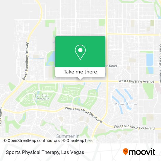 Sports Physical Therapy map