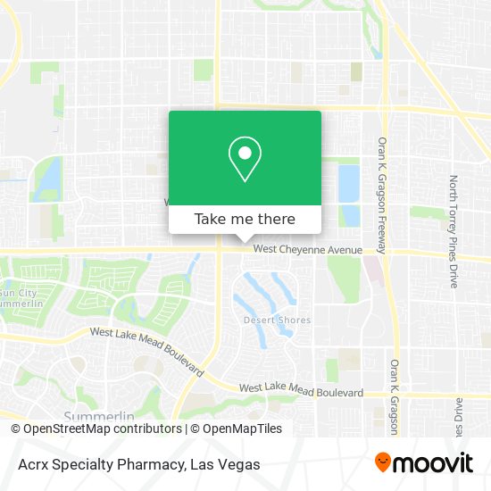 Acrx Specialty Pharmacy map
