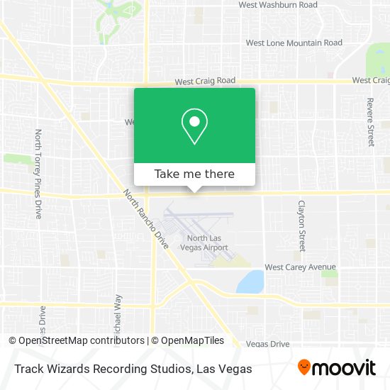 Track Wizards Recording Studios map