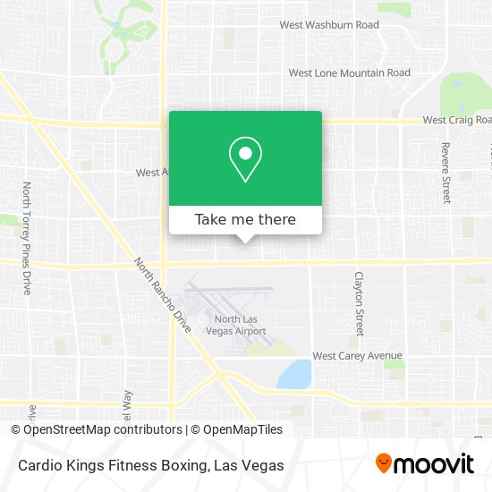 Mapa de Cardio Kings Fitness Boxing