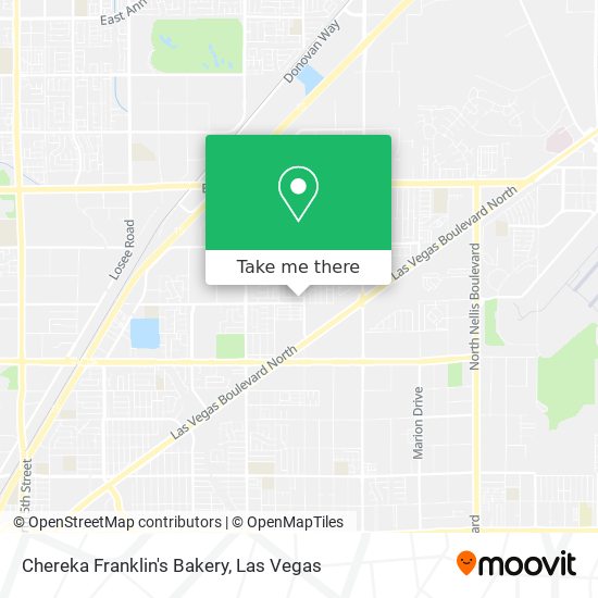 Chereka Franklin's Bakery map