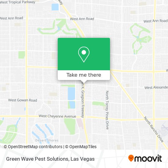 Mapa de Green Wave Pest Solutions