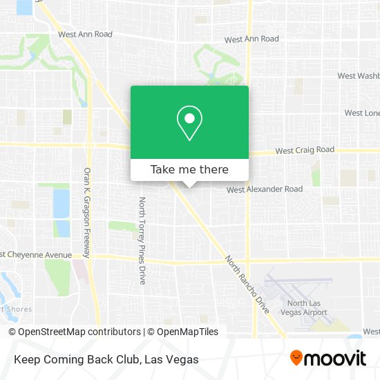 Keep Coming Back Club map