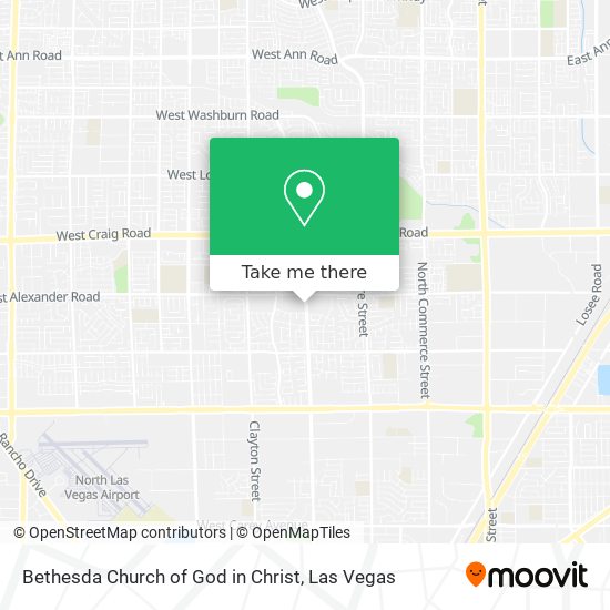 Bethesda Church of God in Christ map