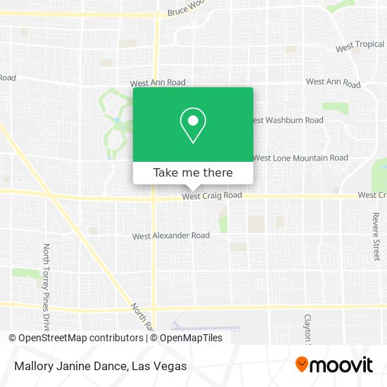 Mapa de Mallory Janine Dance