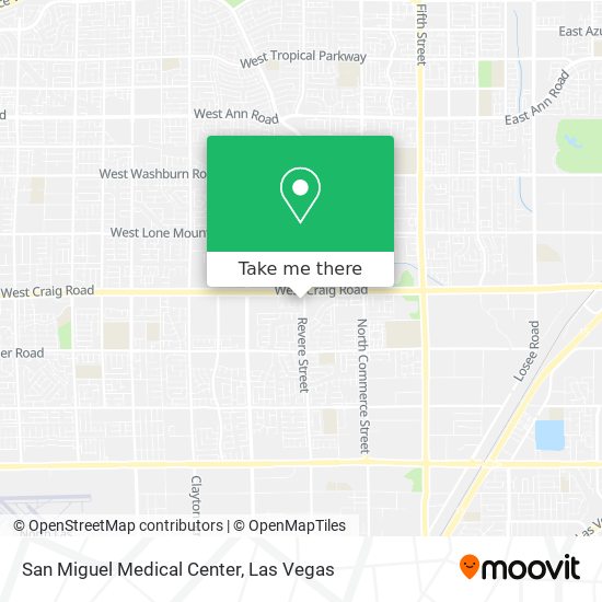Mapa de San Miguel Medical Center