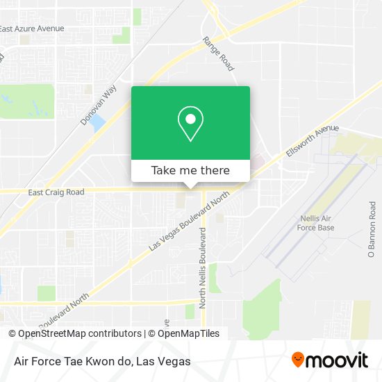 Air Force Tae Kwon do map