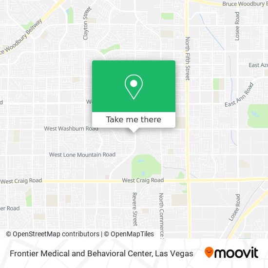Mapa de Frontier Medical and Behavioral Center