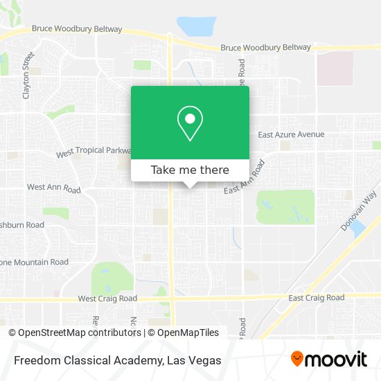 Freedom Classical Academy map