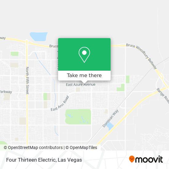 Four Thirteen Electric map