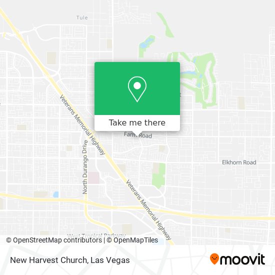 Mapa de New Harvest Church