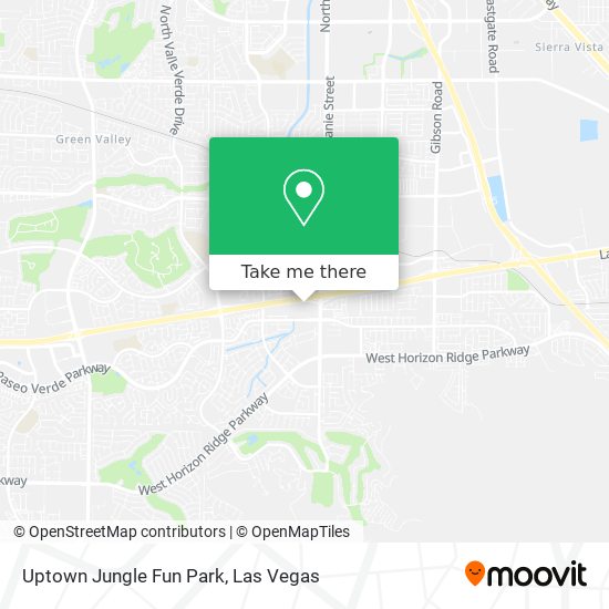 Mapa de Uptown Jungle Fun Park
