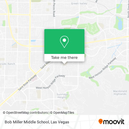 Mapa de Bob Miller Middle School