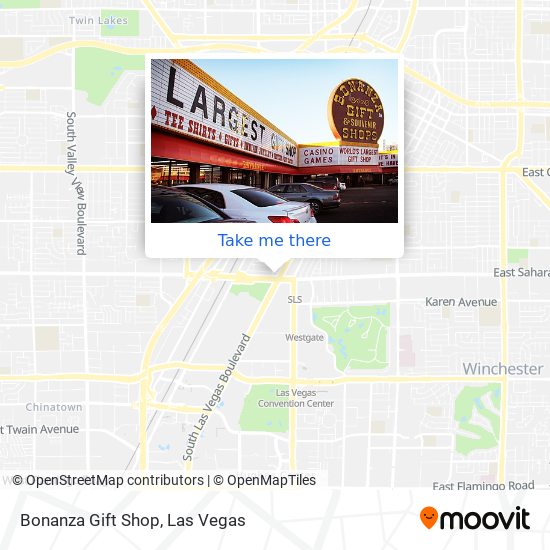 Mapa de Bonanza Gift Shop
