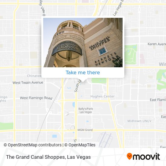 The Grand Canal Shoppes map