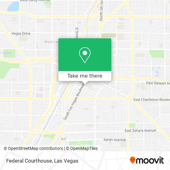 Federal Courthouse map