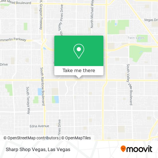 Mapa de Sharp Shop Vegas