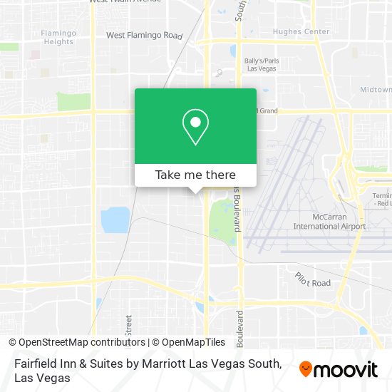 Fairfield Inn & Suites by Marriott Las Vegas South map