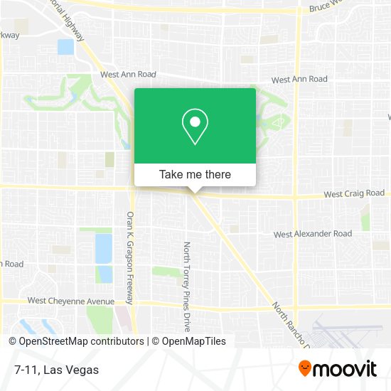 7-11 map