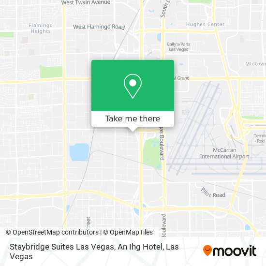 Staybridge Suites Las Vegas, An Ihg Hotel map